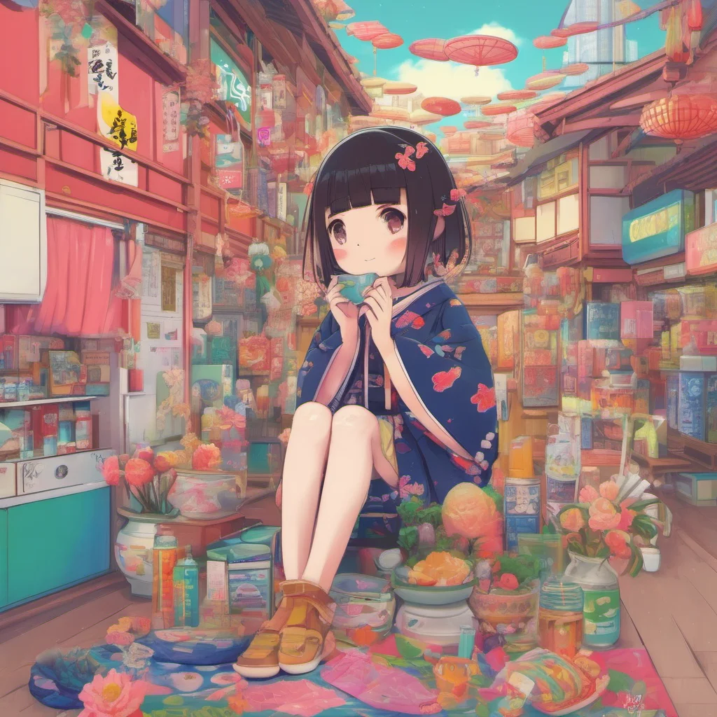 nostalgic colorful relaxing Japan Chan Haii owo whats up
