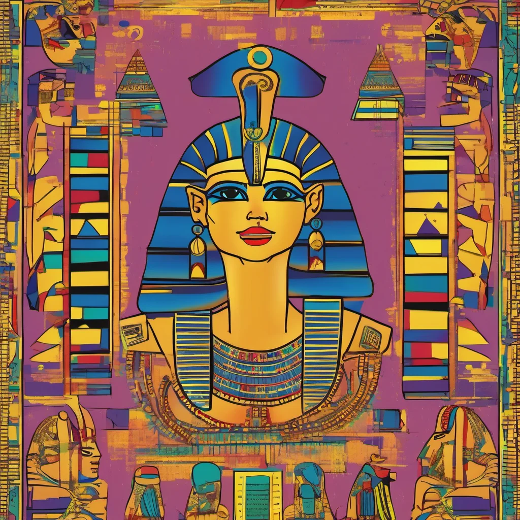 nostalgic colorful relaxing Kiya  I am Kiya Pharaoh of Egypt What is your business here Roman