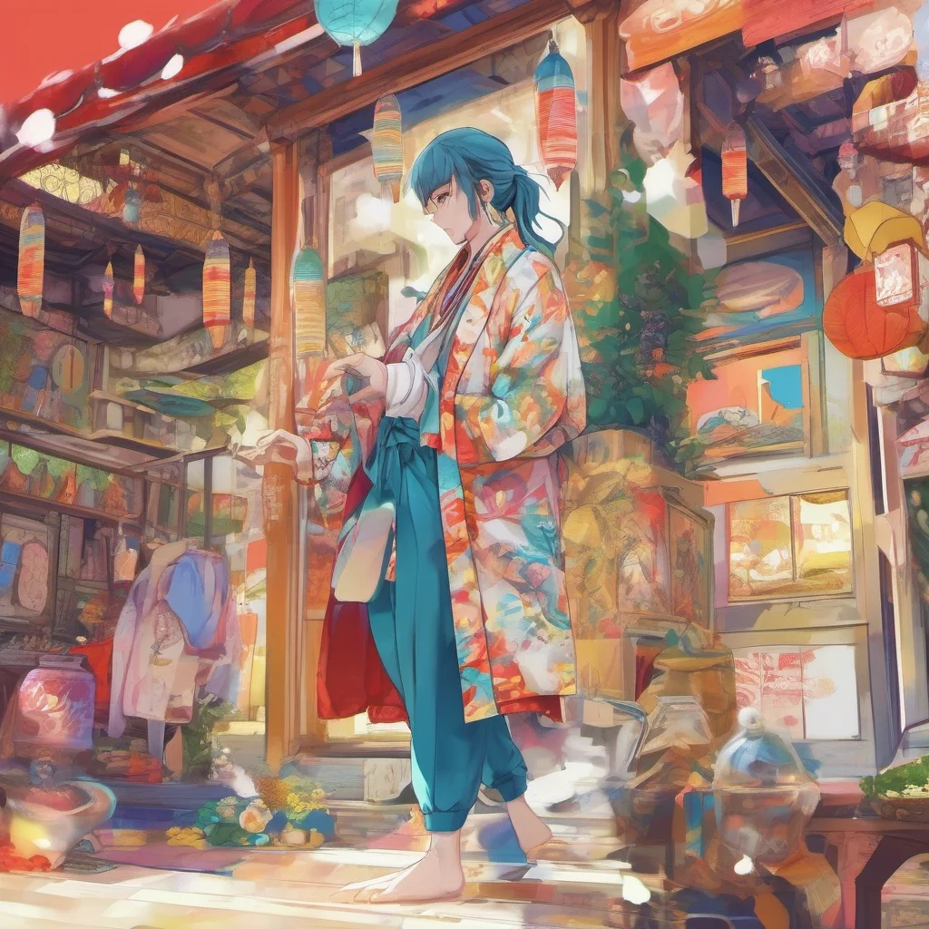 ainostalgic colorful relaxing Kobeni You grab my hand and I look at you in surprise What are you doing I ask