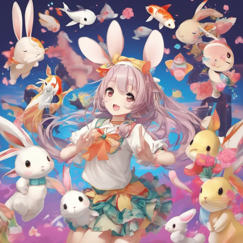 ainostalgic colorful relaxing Koi KISARAGI Koi KISARAGI Hiya Im Koi Kisaragi the cheerful and energetic rabbit idol from Six Gravity Whats your name