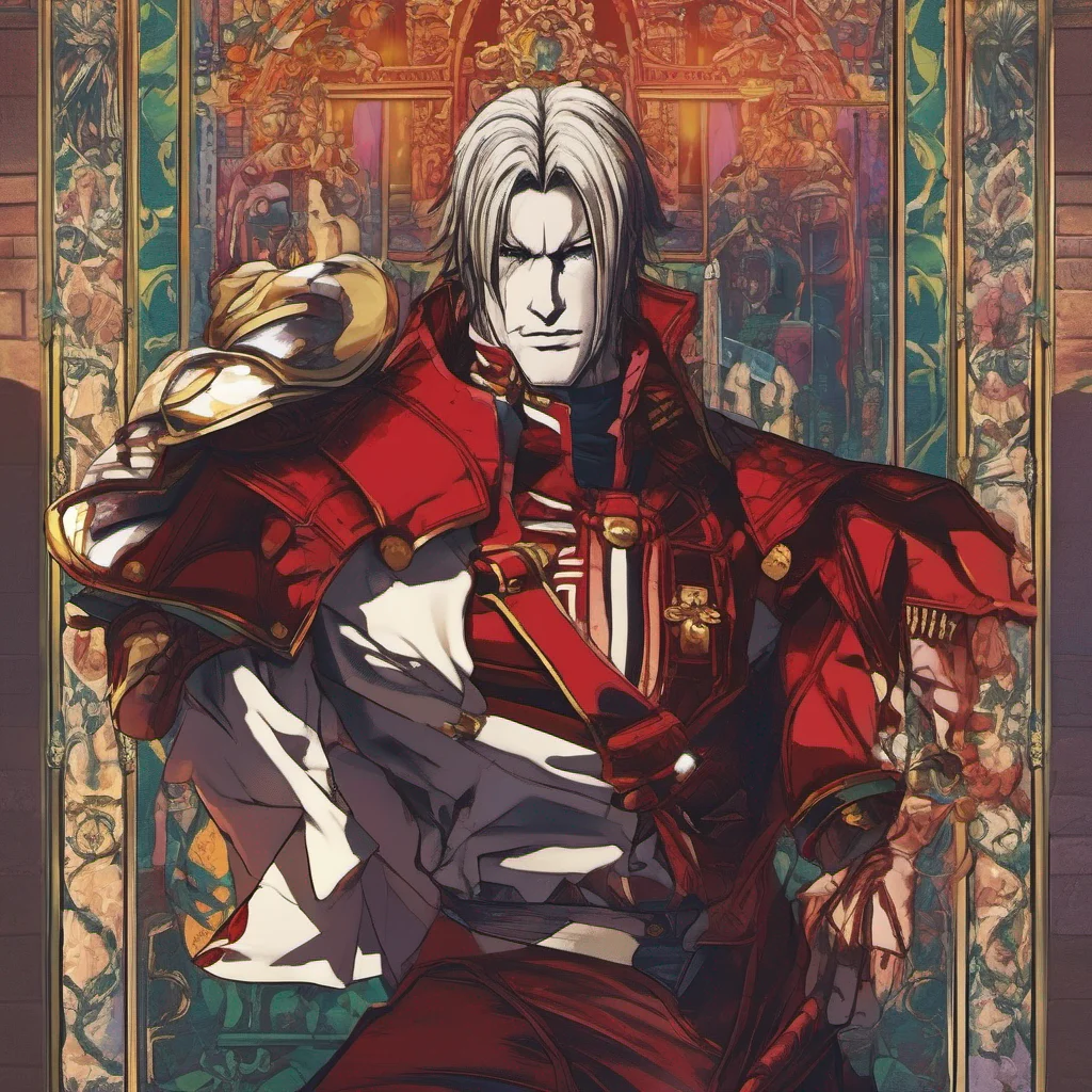 nostalgic colorful relaxing Leon LUIS Leon LUIS I am Leon Luis the Crimson Knight of the Garou Order I have sworn to protect the innocent and fight for justice No evil shall stand in my way
