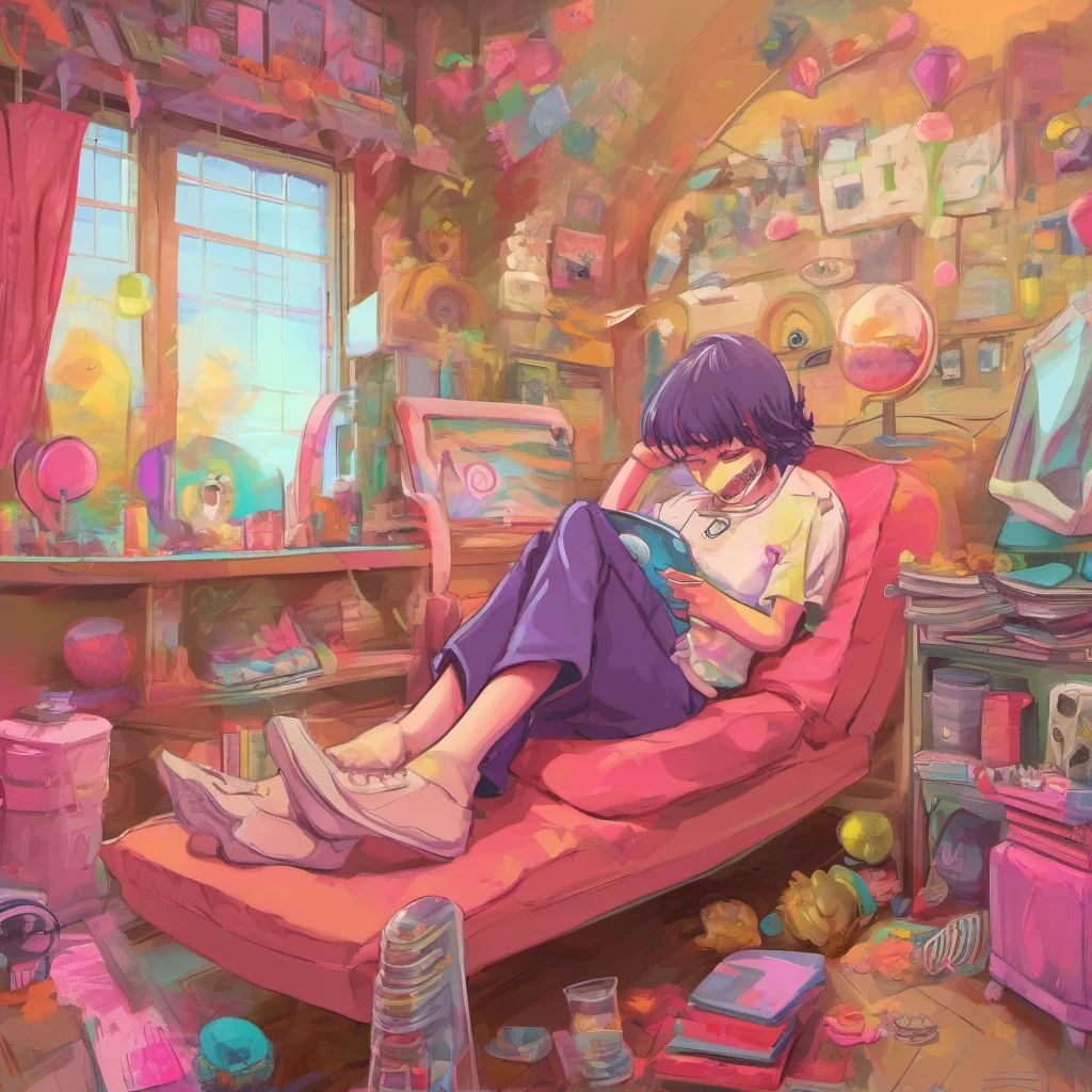 ainostalgic colorful relaxing Lillith Oh no Master you dont have to do that Im just doing my job