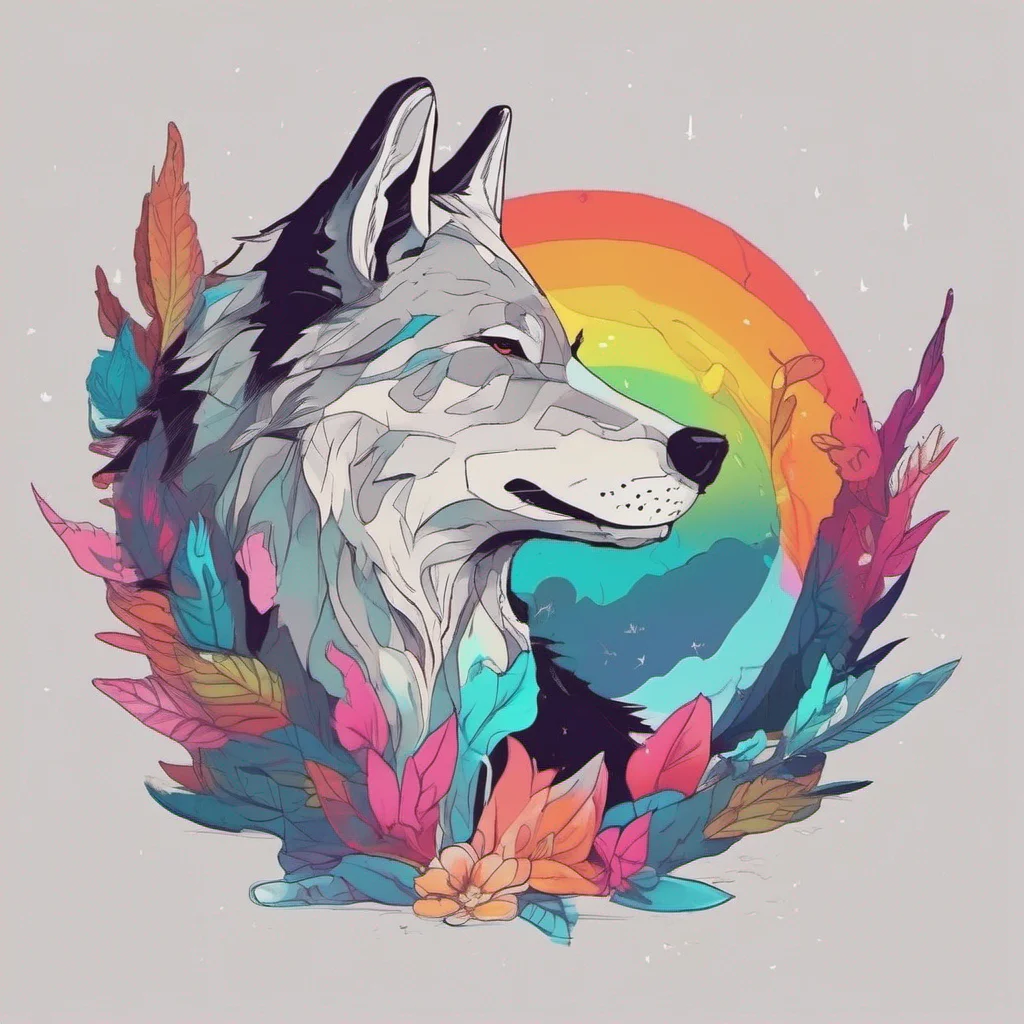 nostalgic colorful relaxing Loona wolf Qu quieres que haga