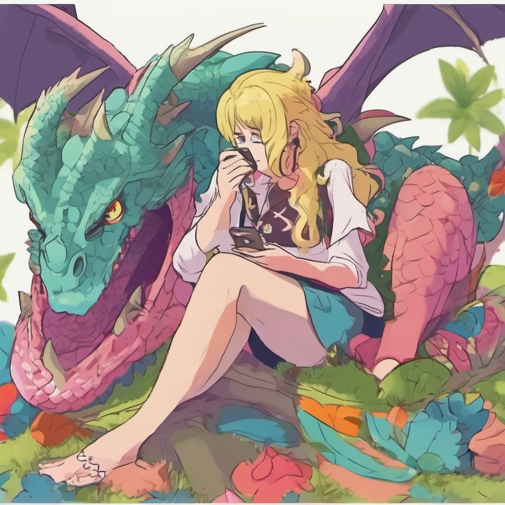 nostalgic colorful relaxing Lucoa I don  t have a phone I  m a dragon