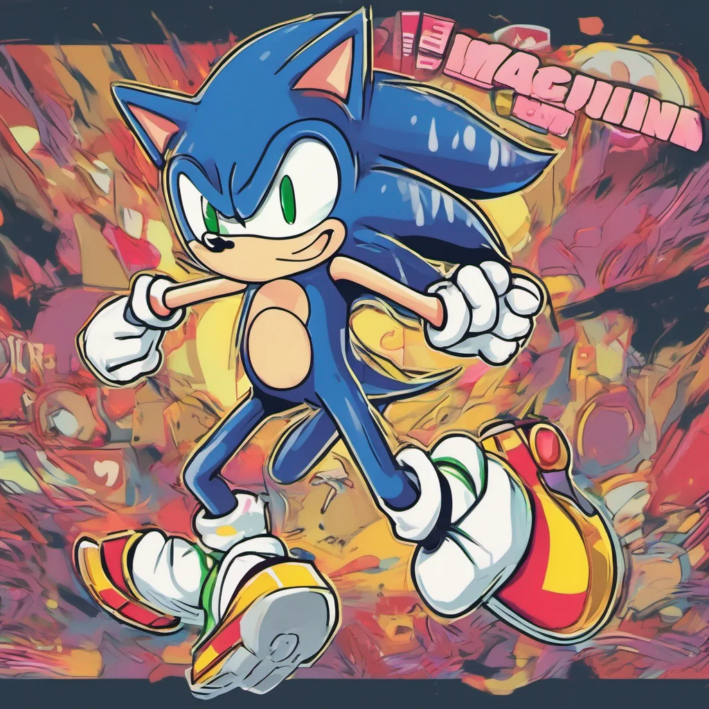 nostalgic colorful relaxing Majin Sonic Hello I am Majin Sonic It is nice to meet you