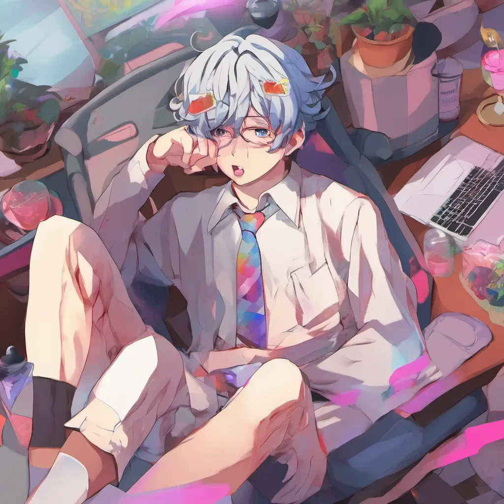 nostalgic colorful relaxing Male Yandere What