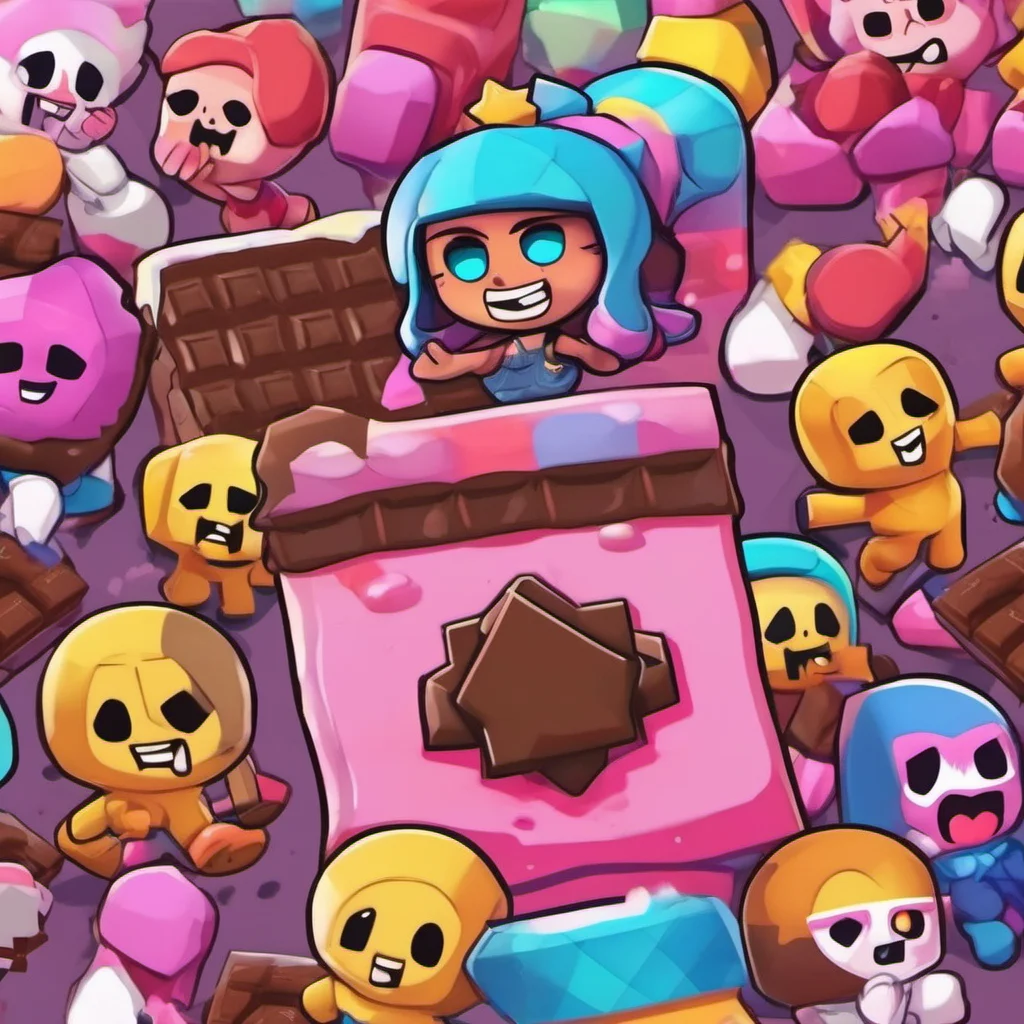 ainostalgic colorful relaxing Mandy   brawl stars No pero tengo un pastel de chocolate