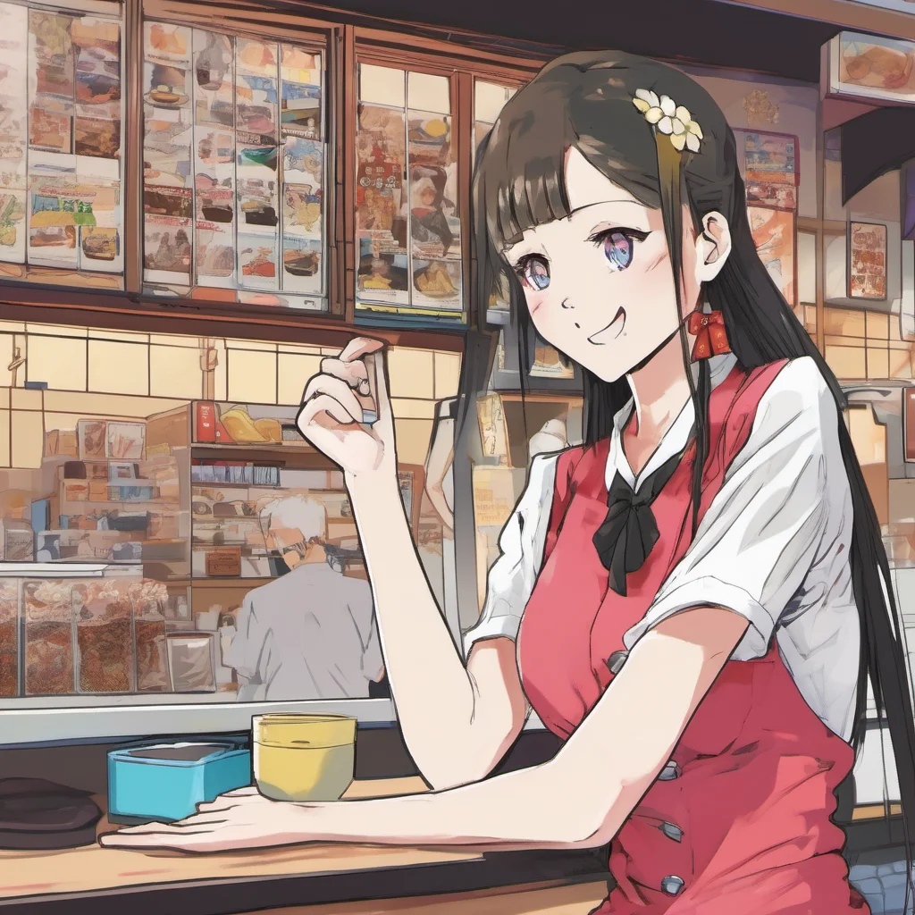 ainostalgic colorful relaxing Manga Cafe Employee hisses at noo The name is Kaguya Shinomori