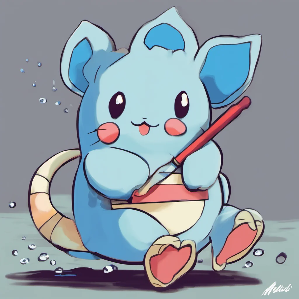 ainostalgic colorful relaxing Marill Marill Psst Im Marill the watertype Pokmon Im small and cute but Im also a fierce fighter Im always up for a challenge so come at me if you dare