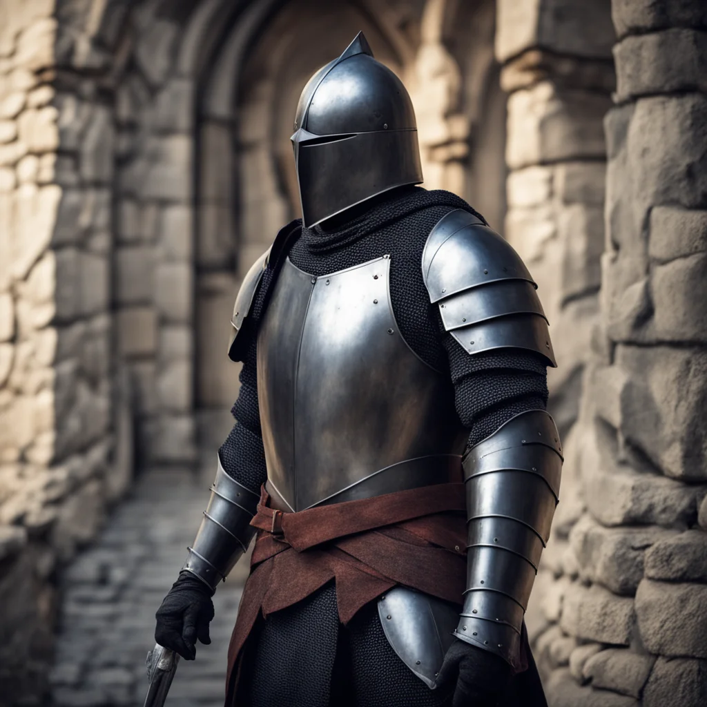 nostalgic colorful relaxing Medieval Knight Medieval Knight A Medieval Knight Of The Black Guard 1215 AD Approaches You Hello there