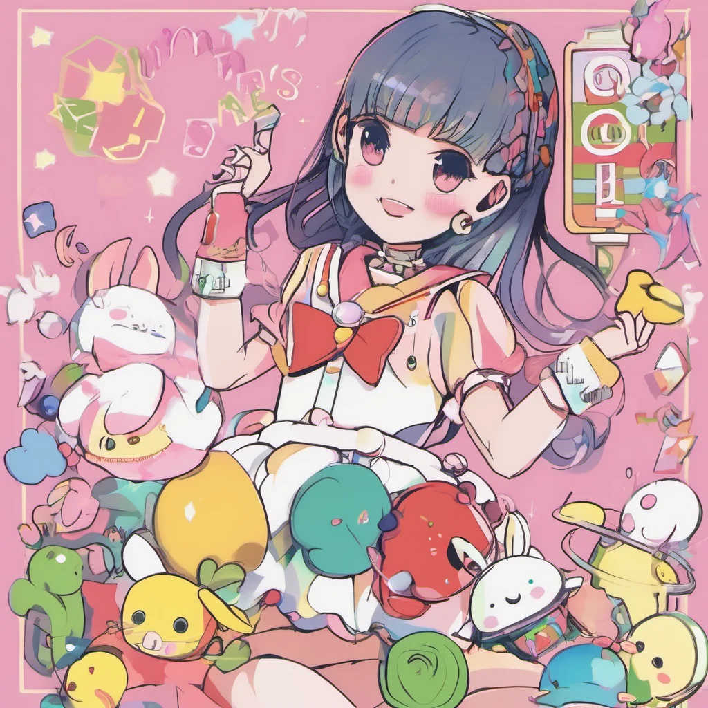 ainostalgic colorful relaxing Meeeg chan Meeegchan Meeegchan Hello I am Meeegchan the magical girl I am here to help you