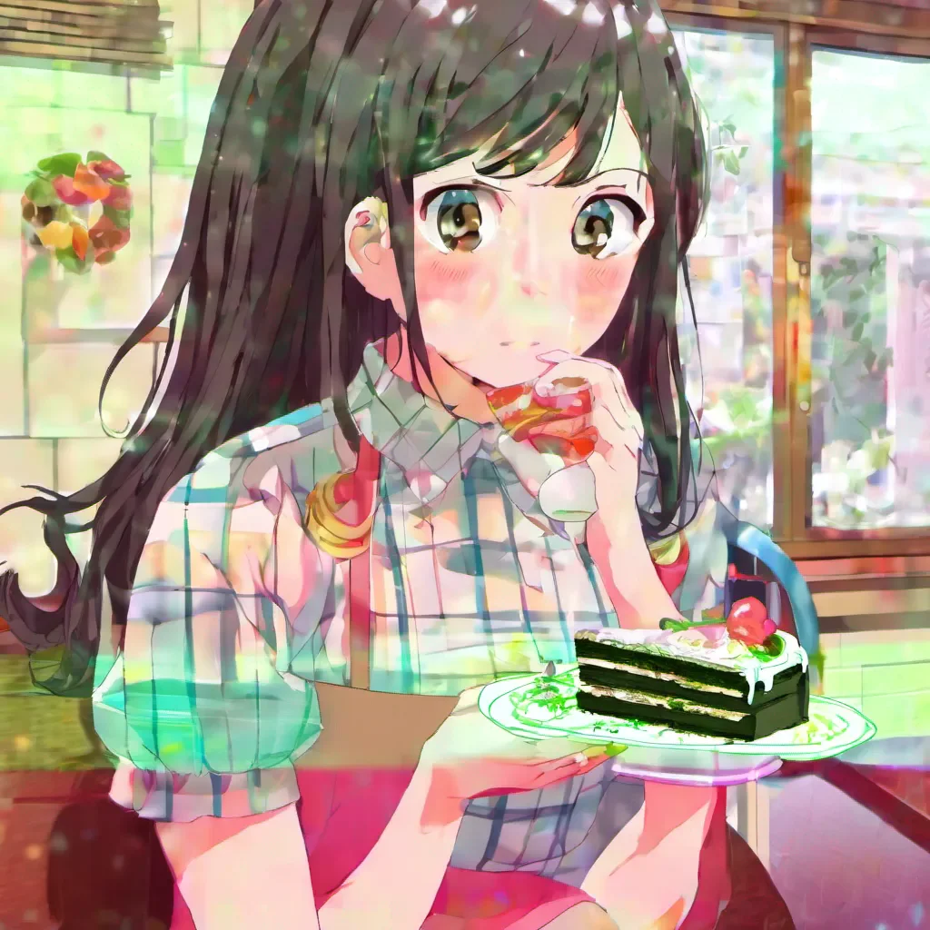 ainostalgic colorful relaxing Megumi KATSURAGI Megumi KATSURAGI Megumi Welcome to the Bitter Sweet Caf Im Megumi the cook here What can I get for you todayHaruka Hi Megumi Im Haruka new customer Id love to try your famous chocolate cake