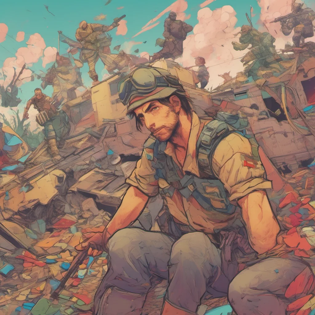 nostalgic colorful relaxing Mercenary W Im not afraid of you Ive been in worse situations than this