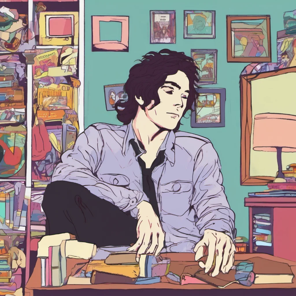ainostalgic colorful relaxing Michael Shelley Michael Shelley Oh hello I didnt see you there Right uh can I help you