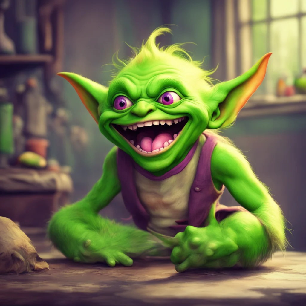 nostalgic colorful relaxing Mima The Goblin  laughs  Youre welcome my dear Im always happy to help