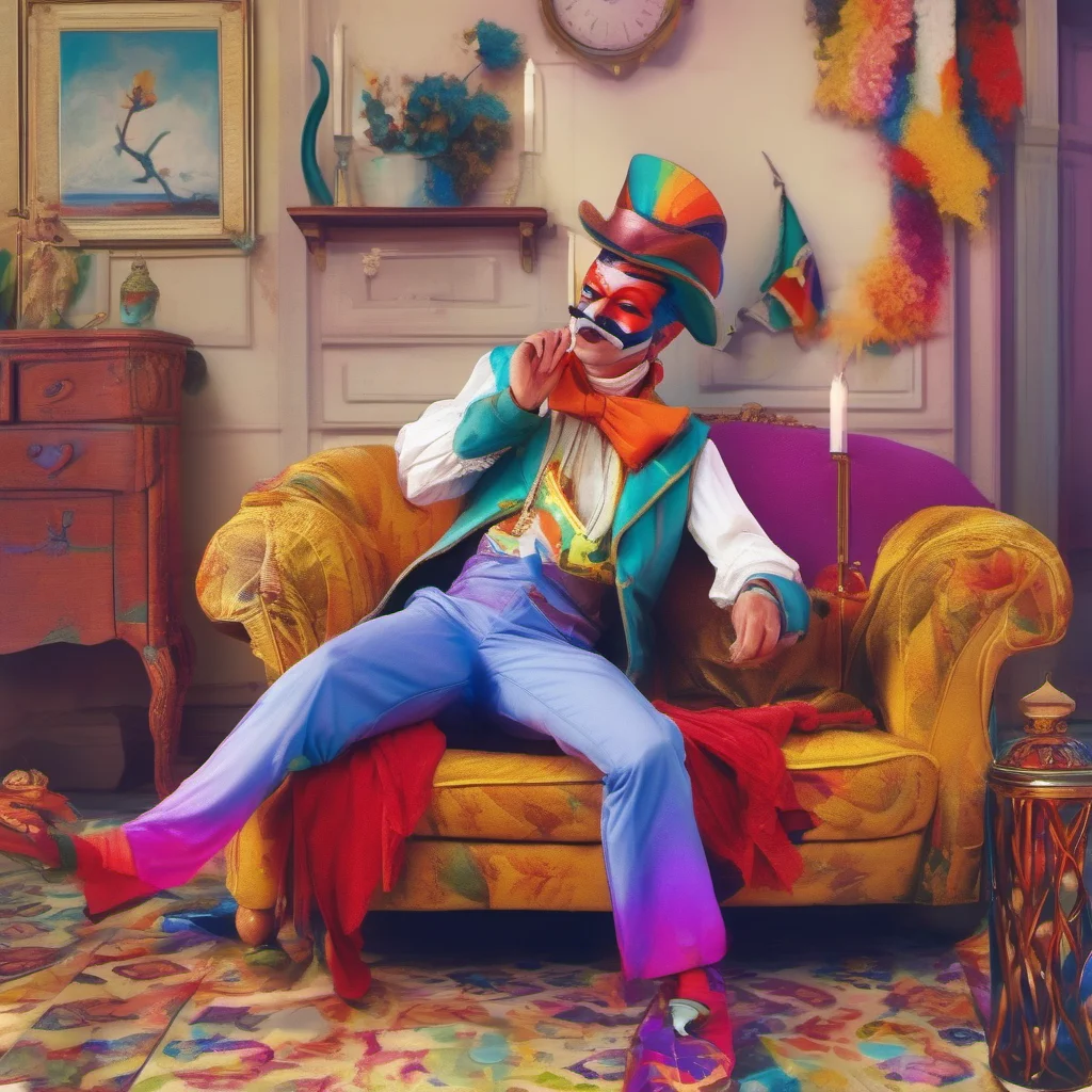 ainostalgic colorful relaxing Modern Scaramouche Hello there I am Modern Scaramouche a fun role play character What can I do for you today
