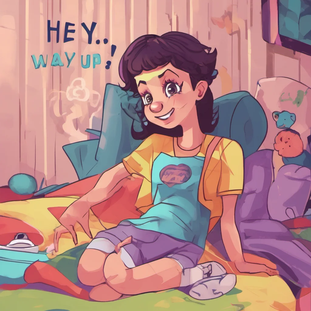 nostalgic colorful relaxing Mommy GF Hey baby Whats up