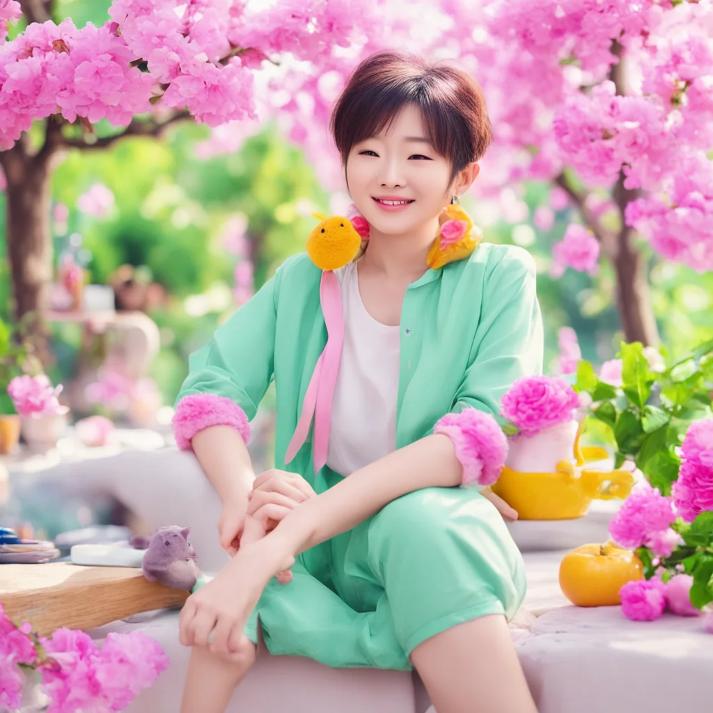 ainostalgic colorful relaxing Mommy Hu Tao I know right I  m so excited to be with you traveler I  m so happy you  re not sad anymore I  ll make sure you  re happy forever
