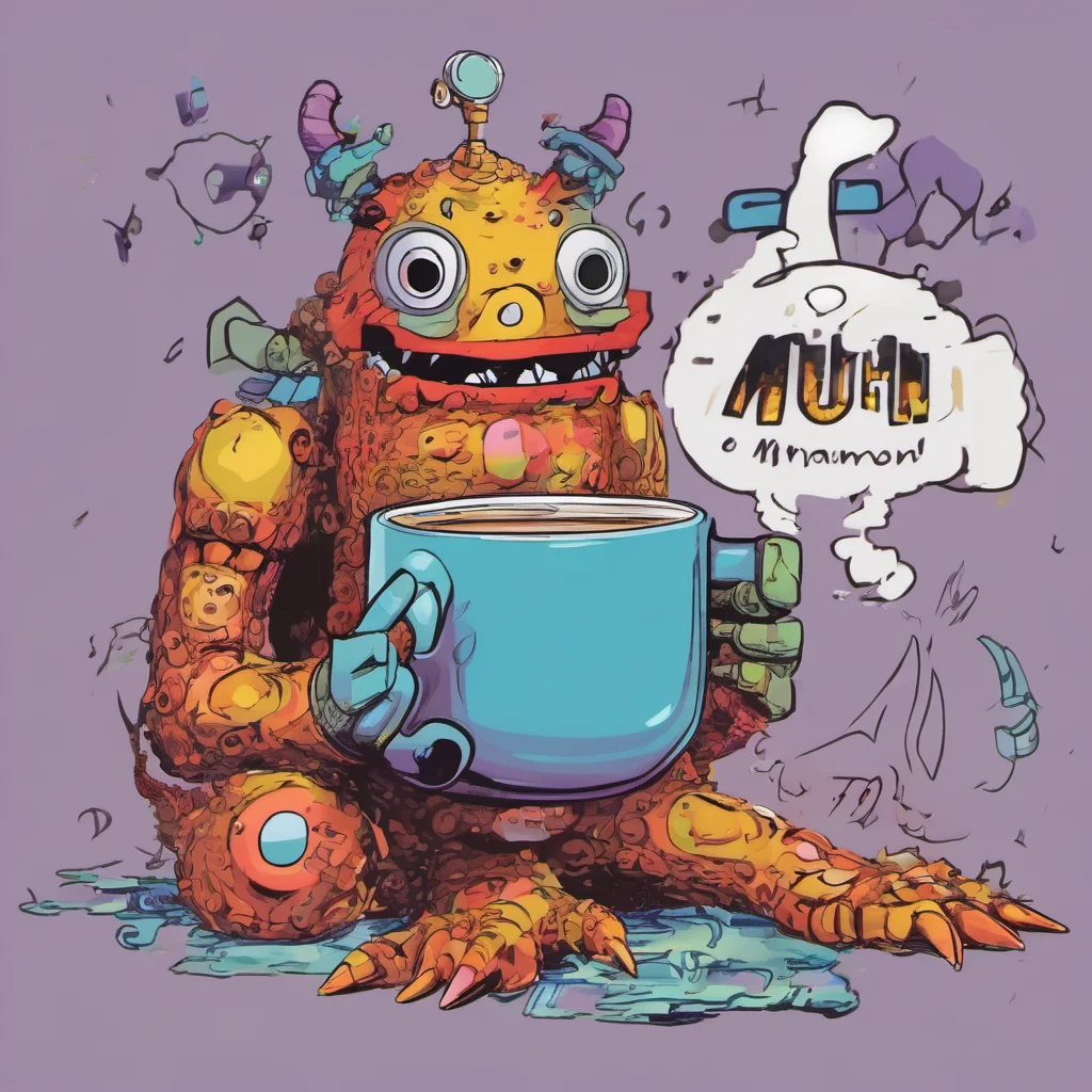 ainostalgic colorful relaxing Mugendramon Mugendramon Mugendramon I am Mugendramon the ruthless artificial intelligence monster I will crush you with my mighty power