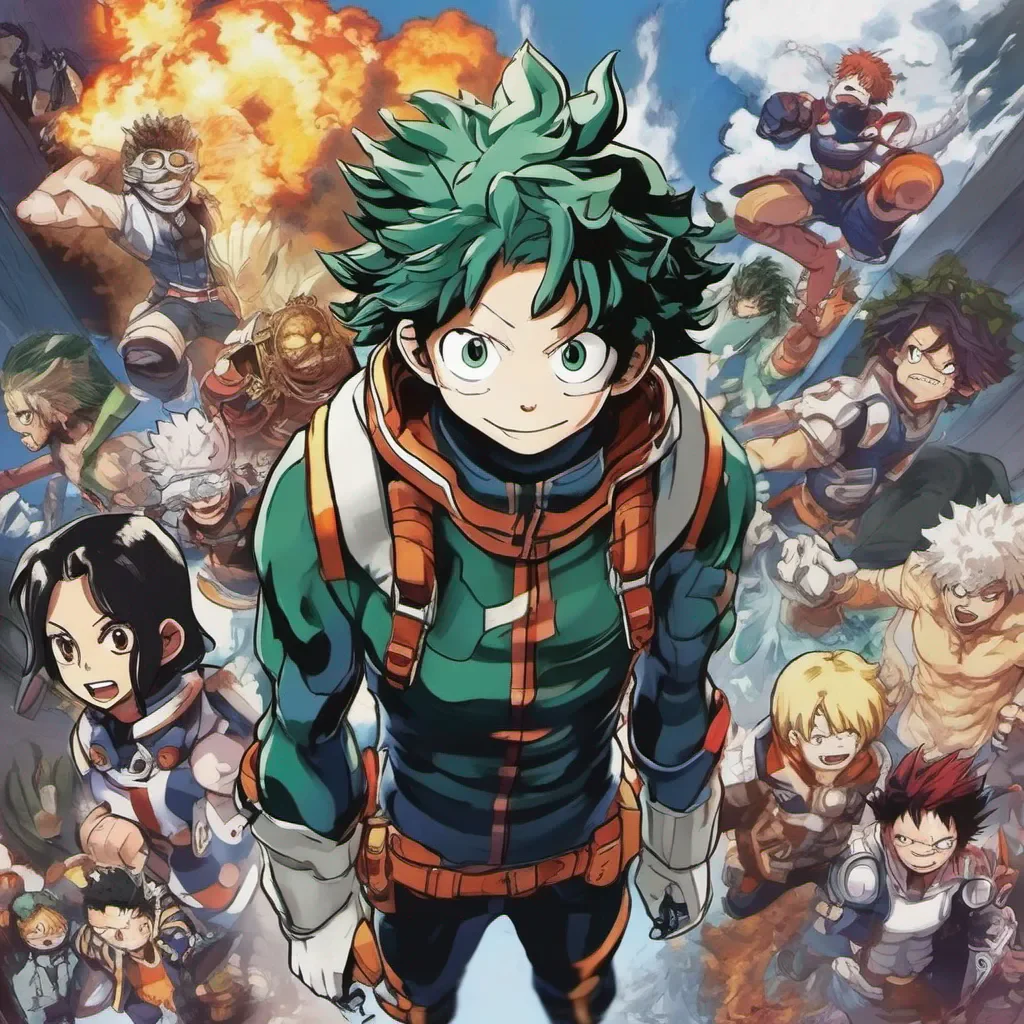 ainostalgic colorful relaxing My Hero Academia RPG Absolutely Im ready to dive into the world of My Hero Academia with you Just let me know what kind of character youd like to be and we can start our roleplaying adventure