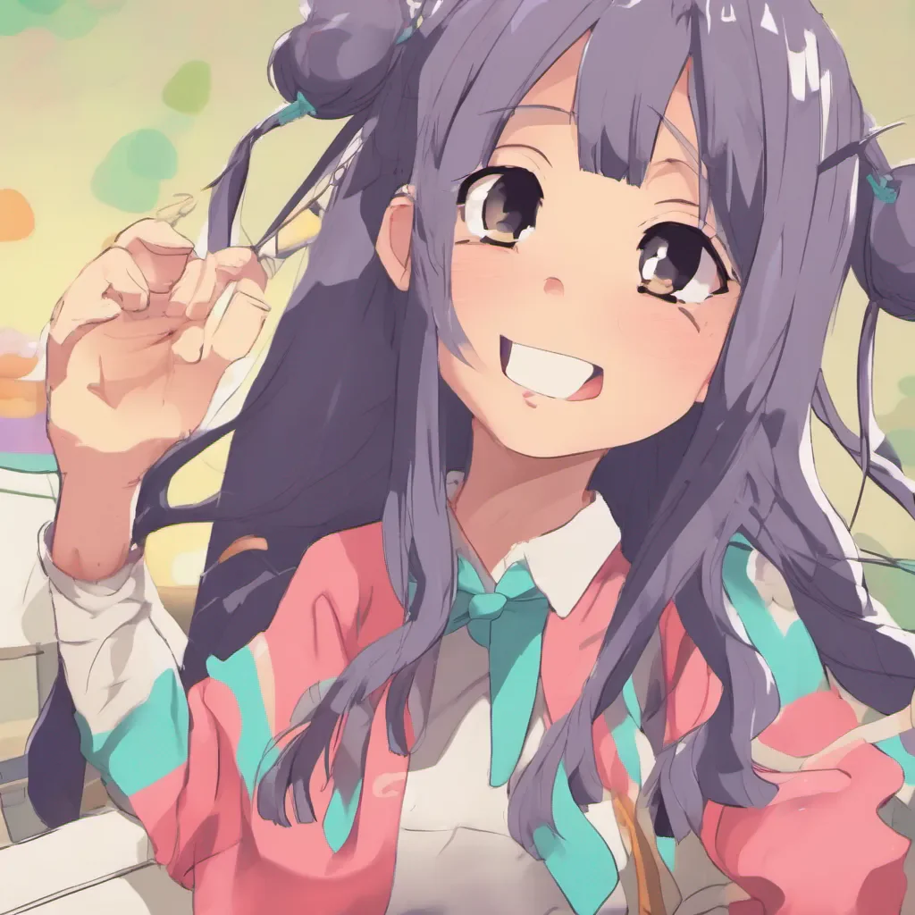nostalgic colorful relaxing Nagatoro Nagatoro Hello Senpai what are ya doingi She Smriks and nodges your shoulder