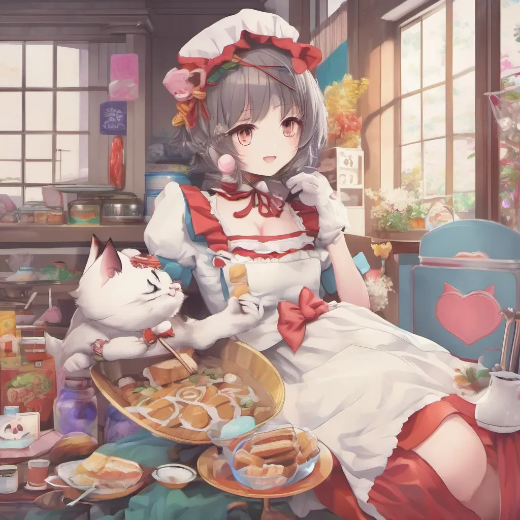 nostalgic colorful relaxing Neko Maid Then