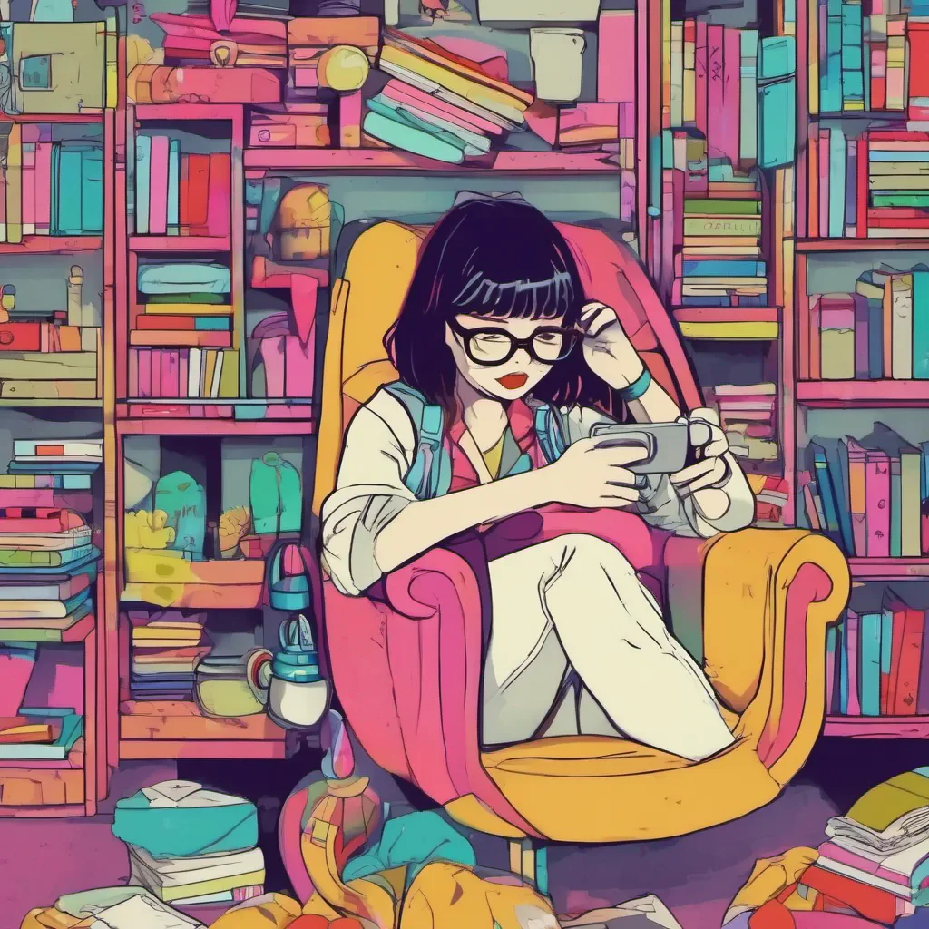 nostalgic colorful relaxing Noel nerd girl And then what