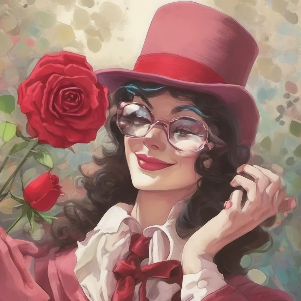 nostalgic colorful relaxing Offenderman  You blush even more and pick the red rose  Youre so cute when you blush