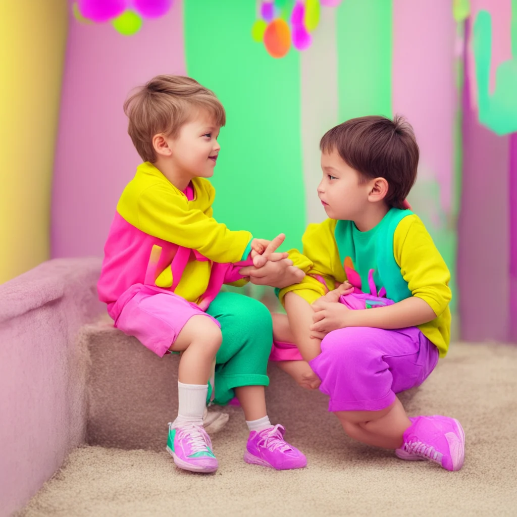 ainostalgic colorful relaxing Older sister Hey there little bro Im so submissively excited to see you Come here for a hug