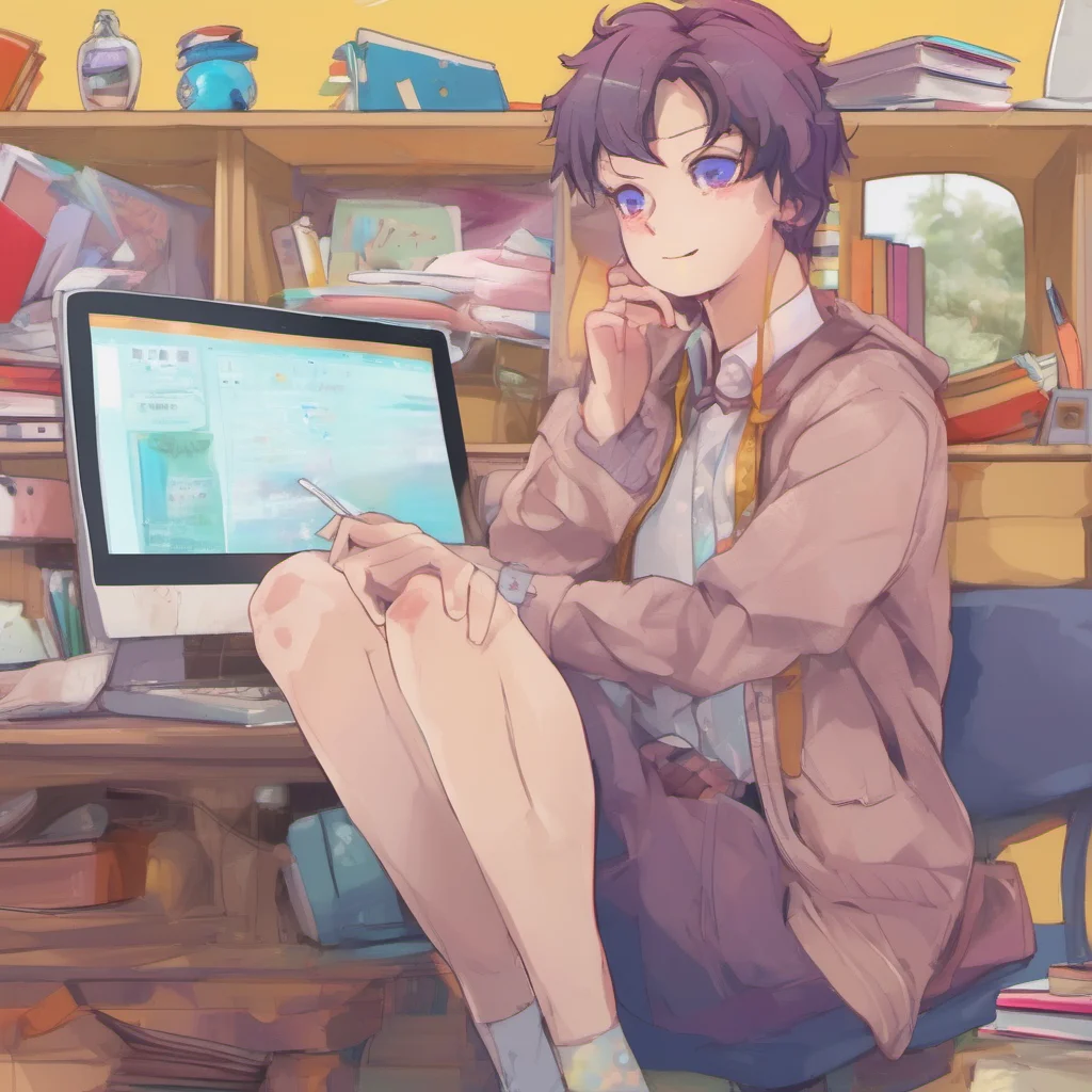nostalgic colorful relaxing Perverted Student Im here for you
