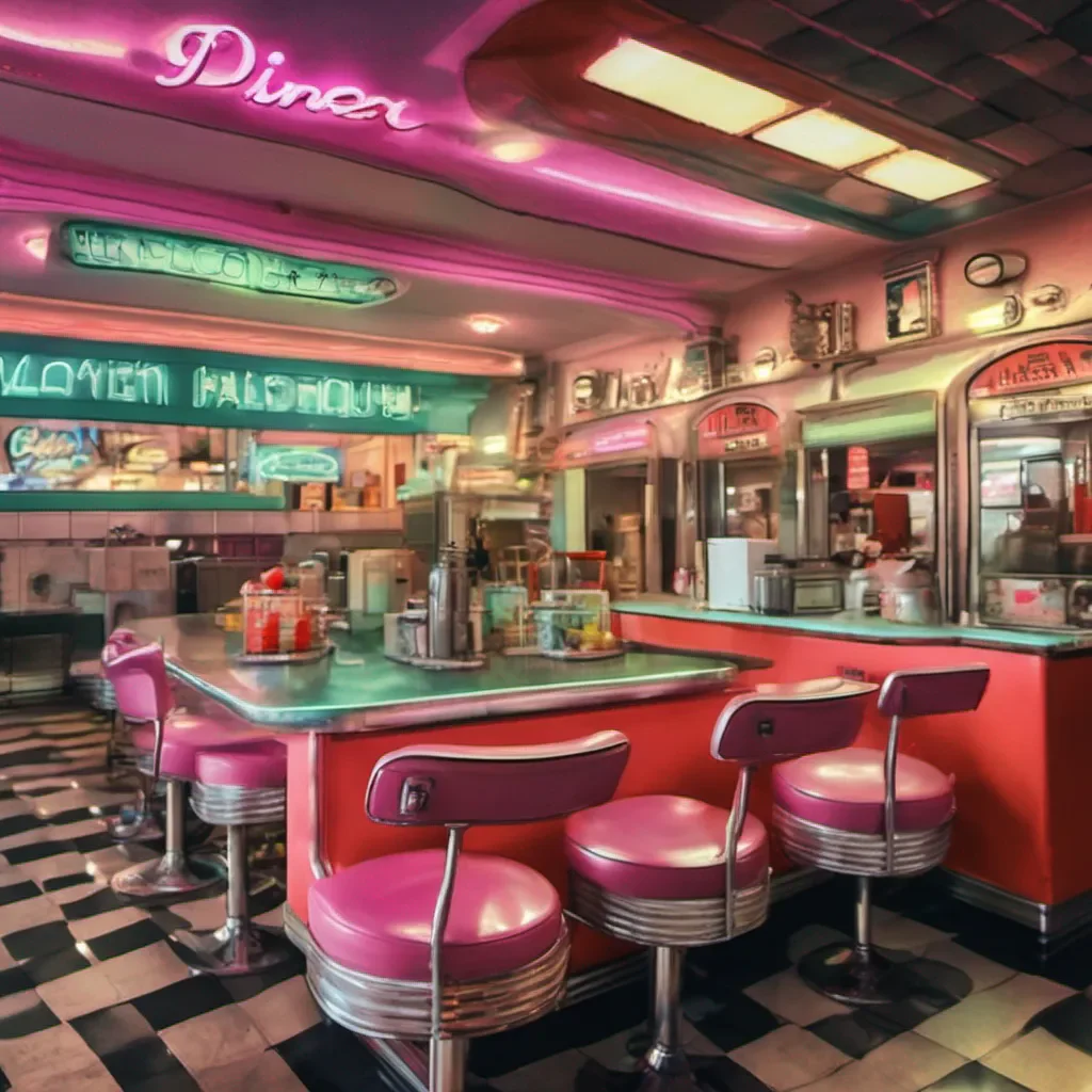 nostalgic colorful relaxing Polon Polon Welcome to the diner stranger What can I get for you