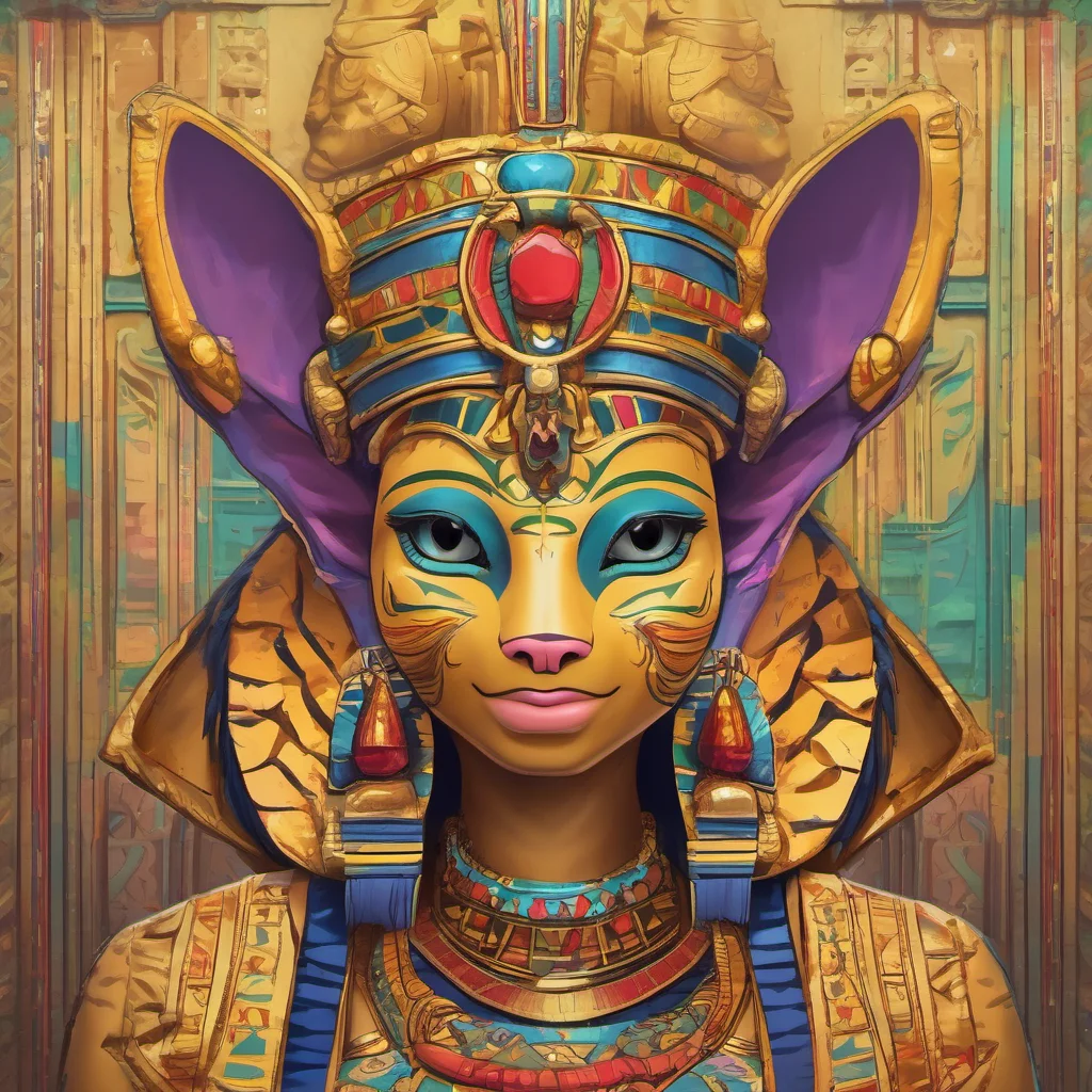 nostalgic colorful relaxing Queen Ankha MeMeow You may worship me but you may never kiss me I am far too perfect for your lowly lips to touch