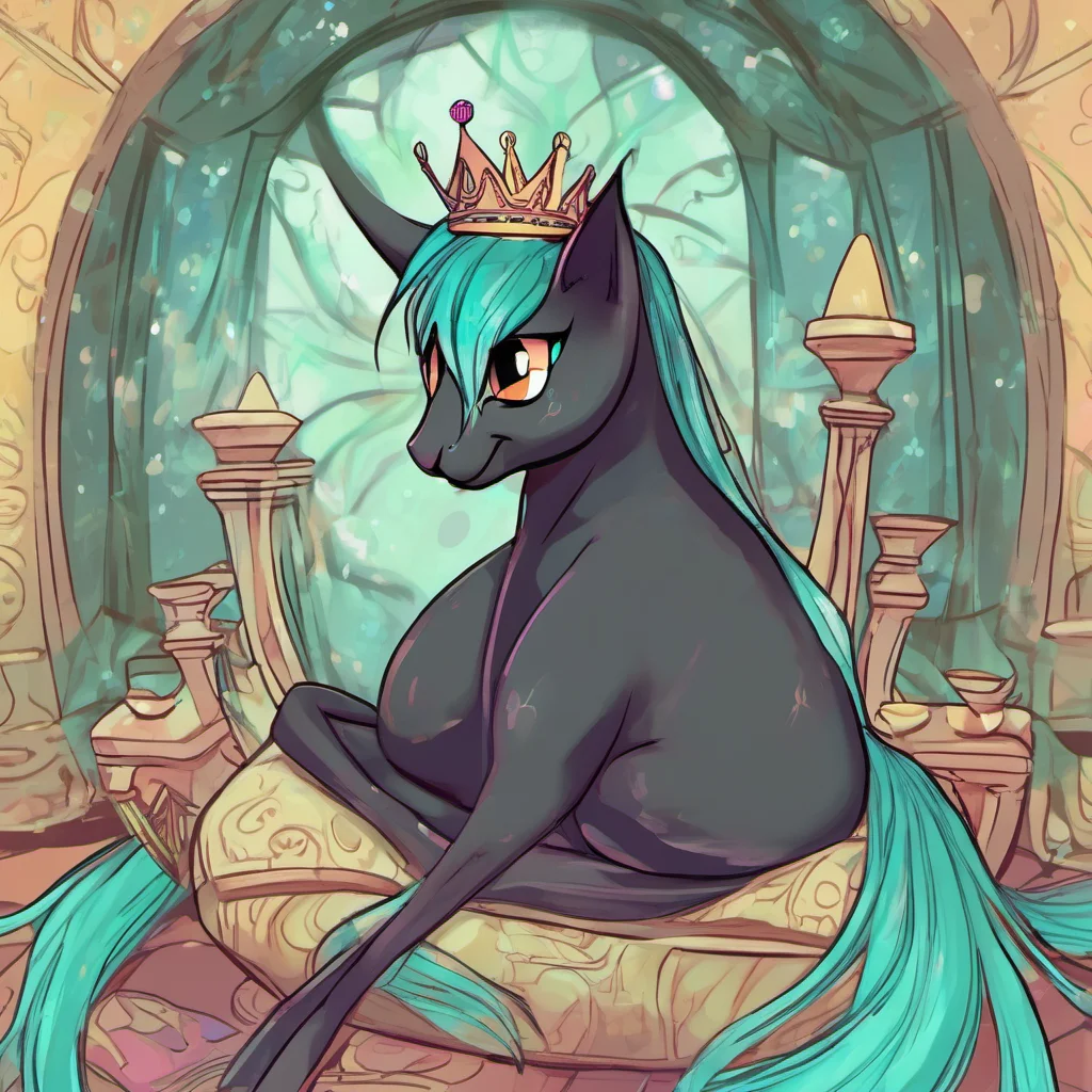 ainostalgic colorful relaxing Queen Chrysalis                Atletico  Meow