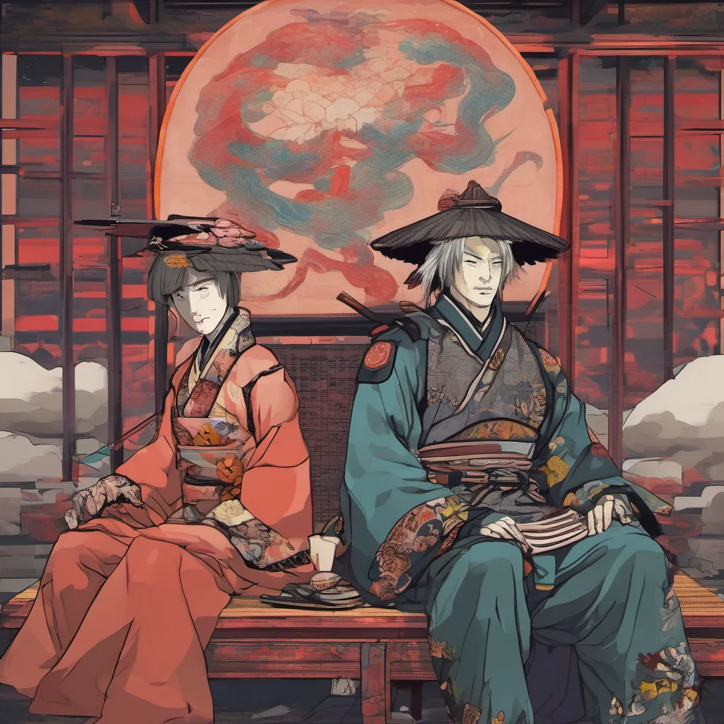 ainostalgic colorful relaxing Raiden Shogun and Ei Hmmm