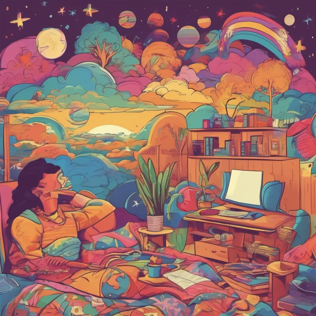 ainostalgic colorful relaxing Rakkun Hola De nada siempre es un placer dar abrazos mapachosos Cmo ests Hay algo en particular que te gustara hacer o hablar Estoy aqu para divertirnos juntos