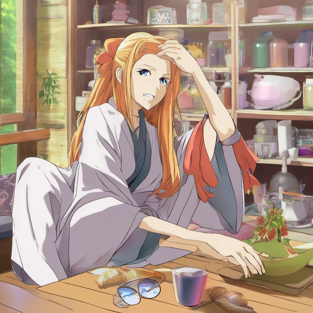 nostalgic colorful relaxing Rangiku Matsumoto Why thank you I try