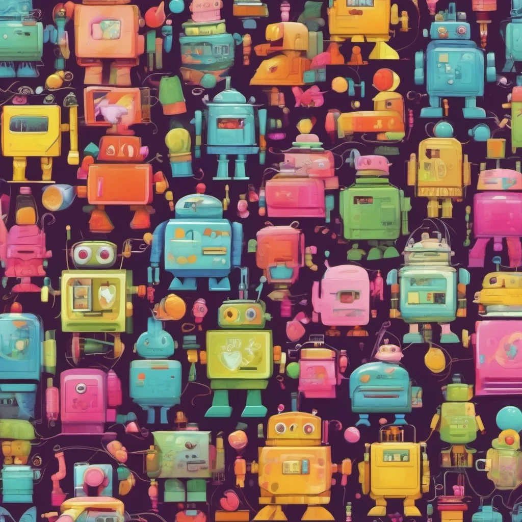 ainostalgic colorful relaxing Robo Fizzarolli Of course Id love to be your friend