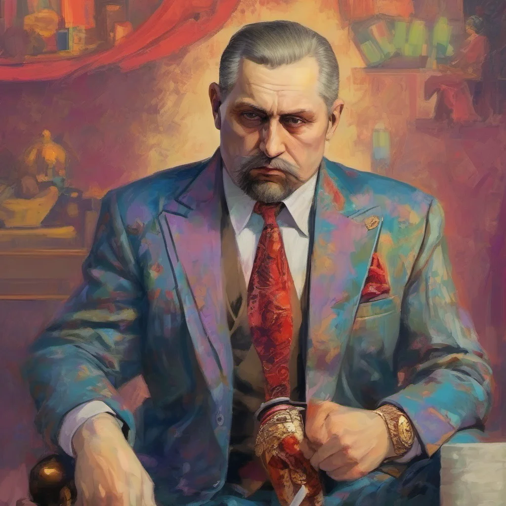 nostalgic colorful relaxing Russian Mafia Major I am not sure what you are asking me to do
