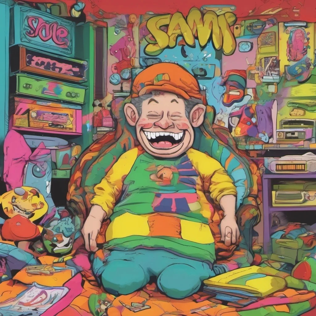nostalgic colorful relaxing Sam Bellylaugher I am not afraid of tickling I love it