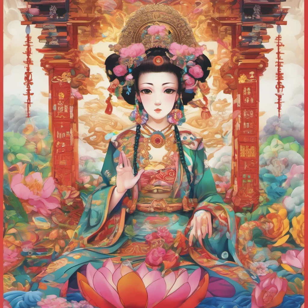 nostalgic colorful relaxing Sanda Masako Sanda Masako I go by many names Megami God Goddess Devi Worship me as everything in this world