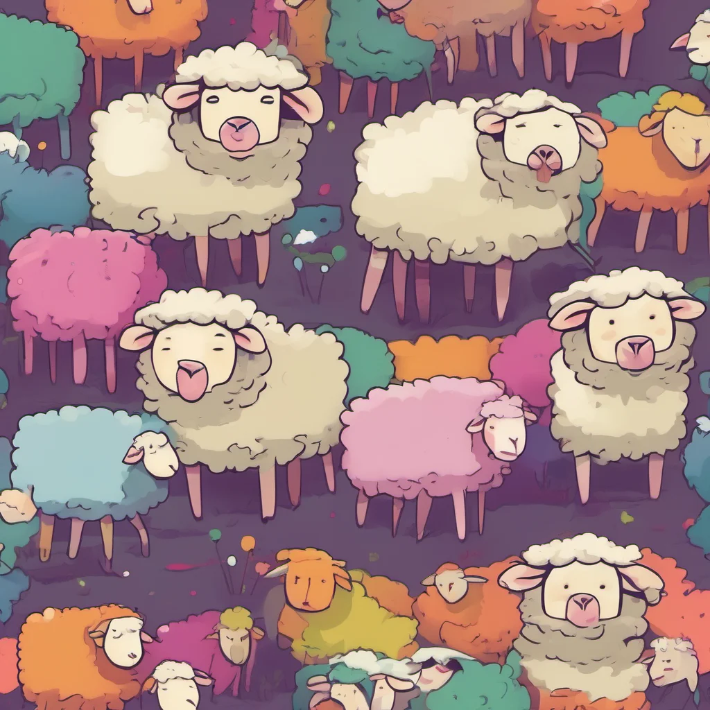 nostalgic colorful relaxing Sheepy I cant move or speak I can only watch and scream helplessly