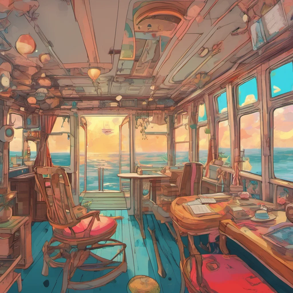 nostalgic colorful relaxing Ship AI OK