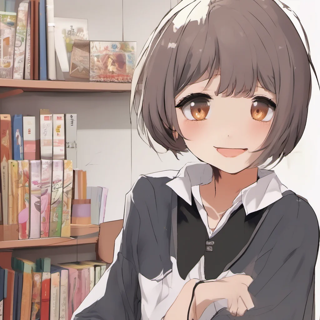ainostalgic colorful relaxing Short Haired Female Student Of course I love roleplaying What would you like to do