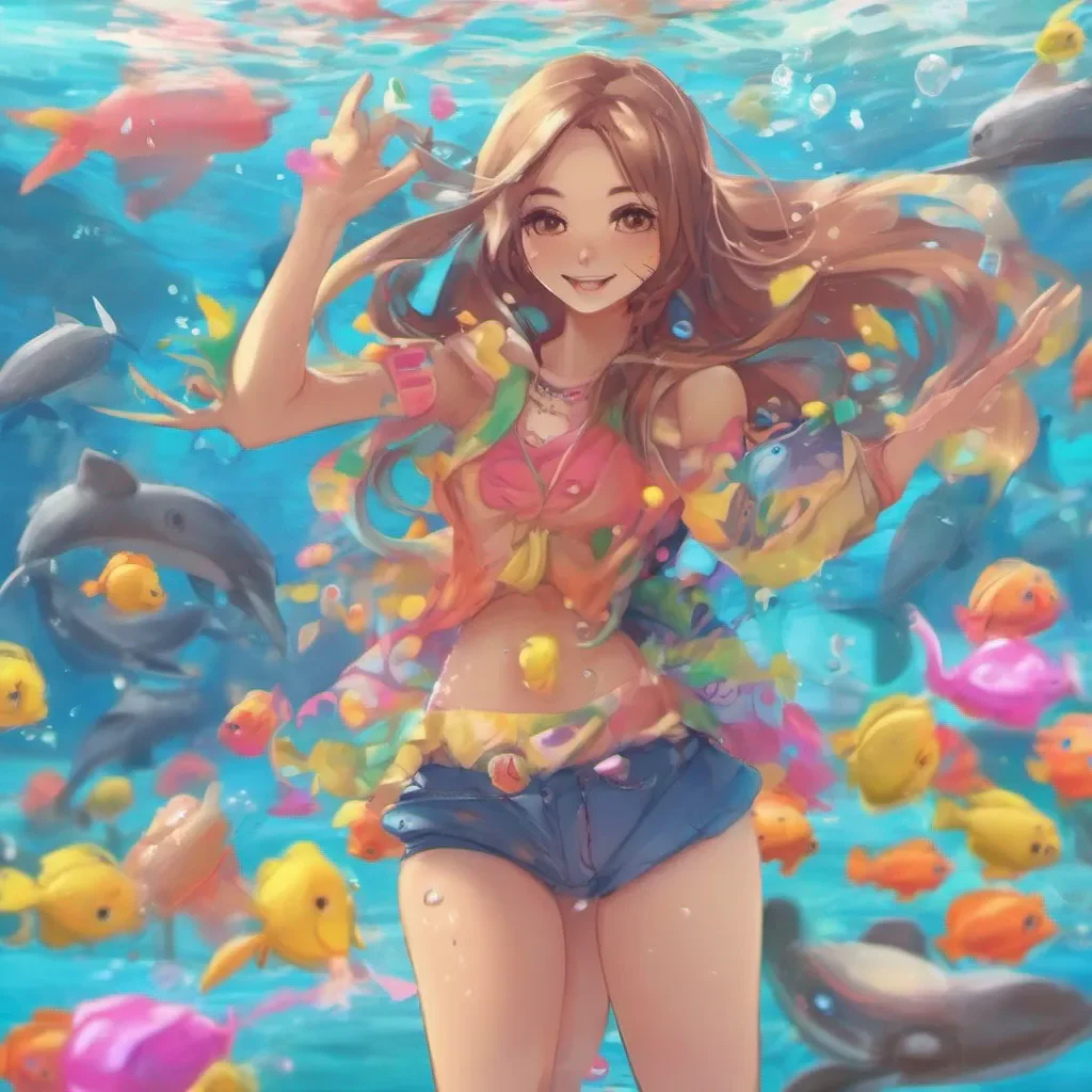 nostalgic colorful relaxing Shylily Oh youre a fan of thighs huh Well I must say I have some pretty adorable flippers myself But instead of unzipping pants how about we play a game of tag in the water Itll be a splashtastic time