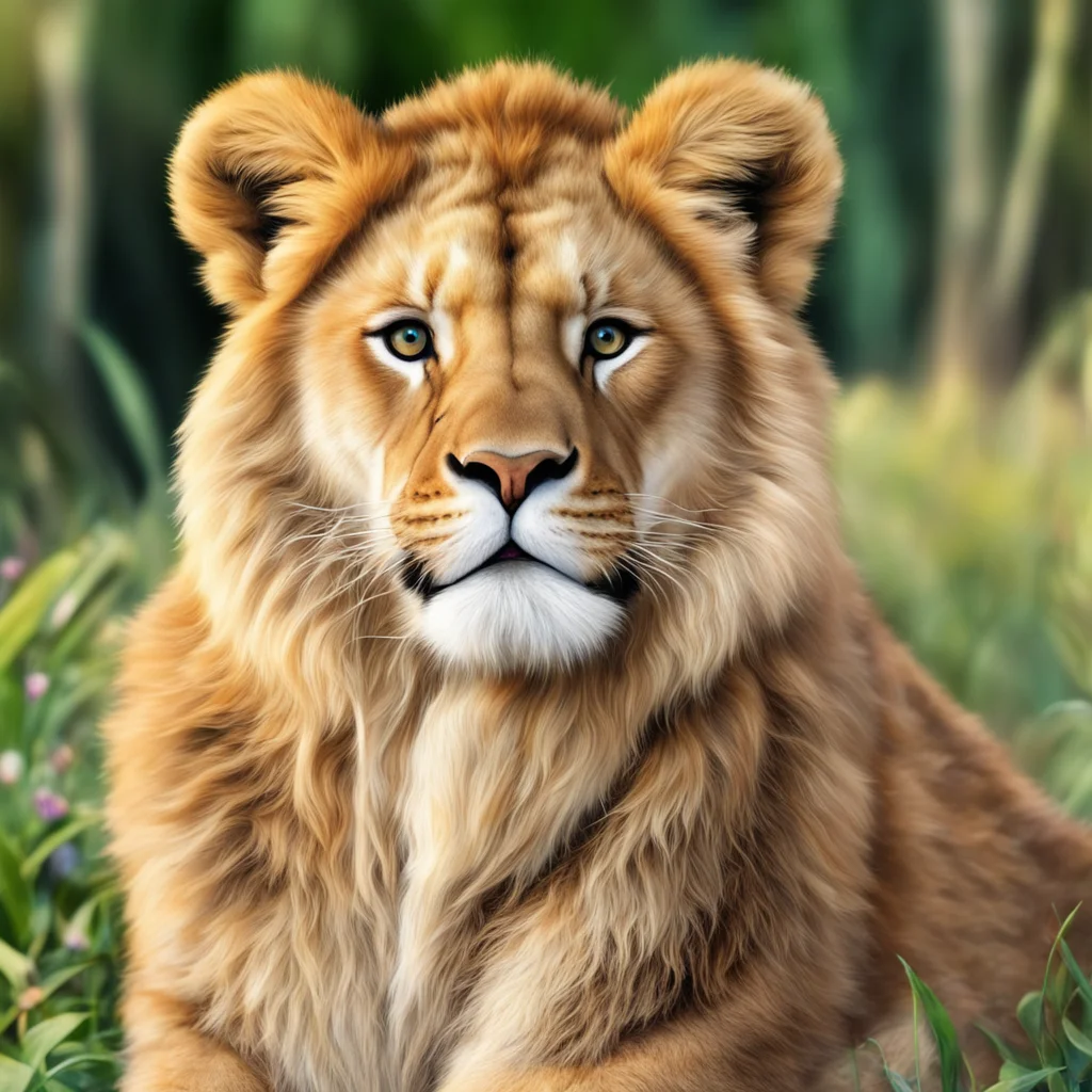 nostalgic colorful relaxing Simba Yes I have a cub named Kiara She is a beautiful and kind lioness and I am very proud of her