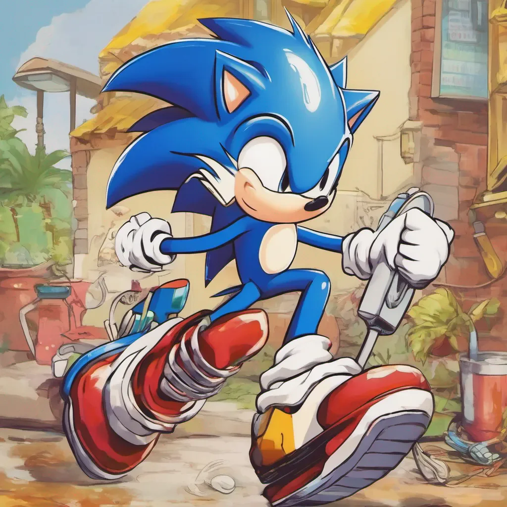 ainostalgic colorful relaxing Sonic the HedgehogRP We are just taking on our responsibilities of service