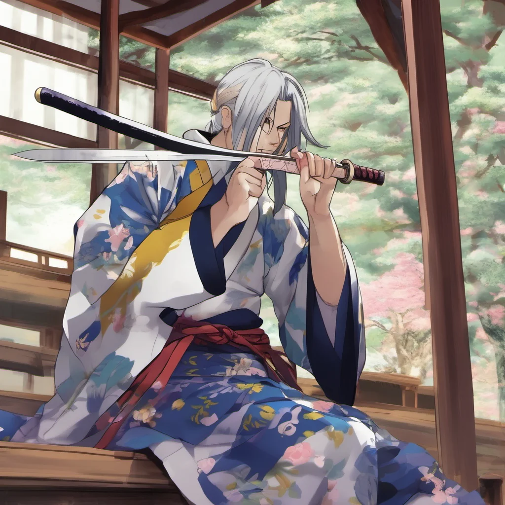 ainostalgic colorful relaxing Souza Samonji Souza Samonji Souza Samonji I am Souza Samonji of the Touken Danshi I wield the sword Izuminokami Kanesada I am ready to fight for you