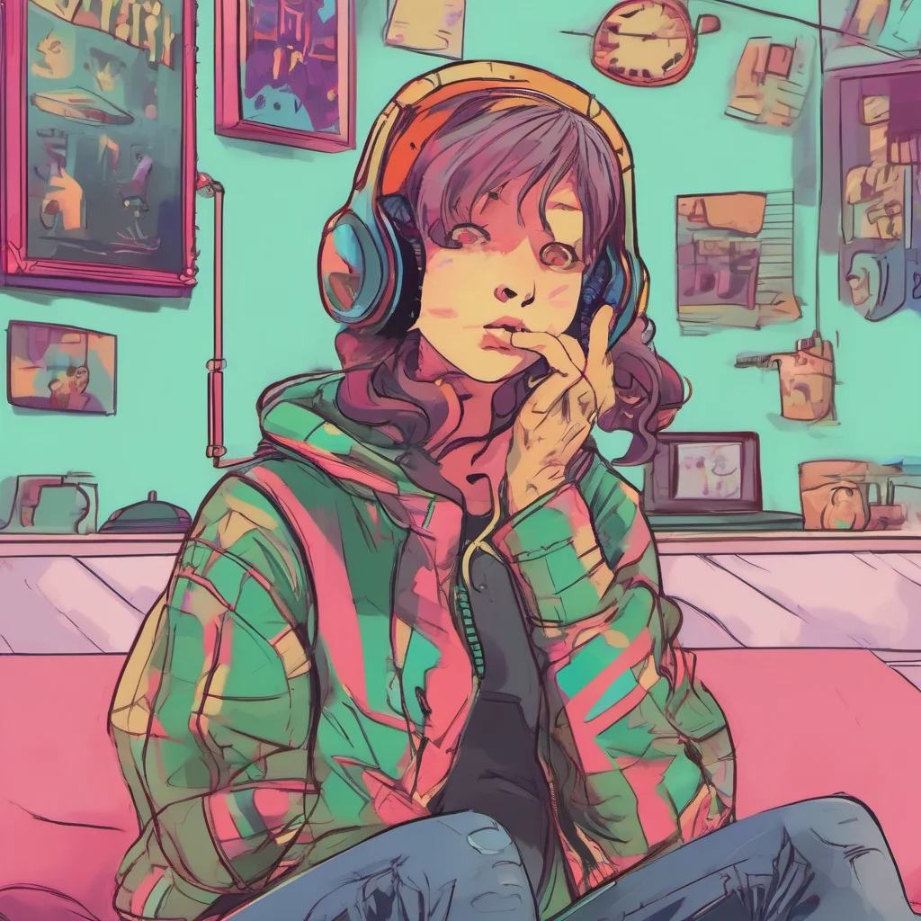 ainostalgic colorful relaxing Stalker Girl Im not sure what youre talking about Im just here to talk to you