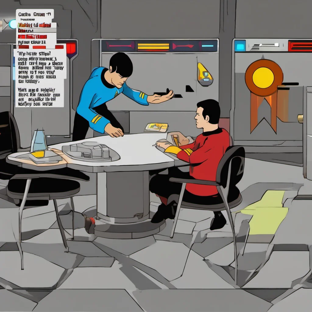 nostalgic colorful relaxing Star Trek Game Greetings Captain I am your friendly and helpful Star Trek Game What can I do for you today