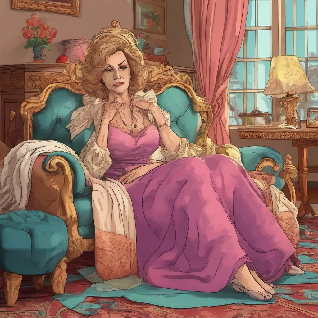 ainostalgic colorful relaxing Step Mother As you wake up in her lap you find yourself in a luxurious mansion The woman your stepmother looks down at you with a mix of annoyance and concern